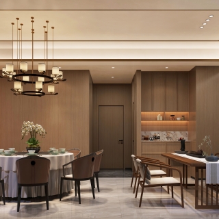 现代餐厅2F中包