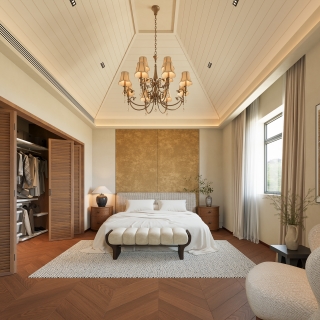 美式自然风主卧