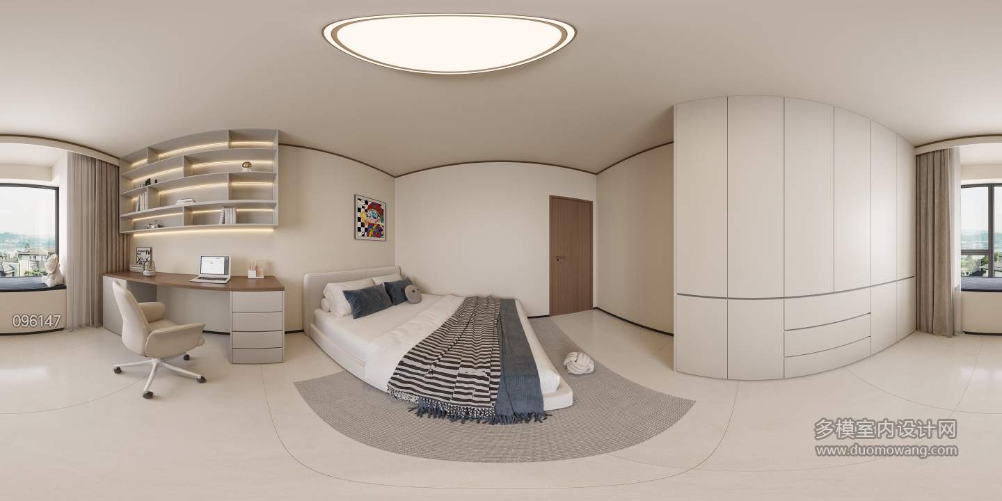 新中式_004儿童房全景_0000