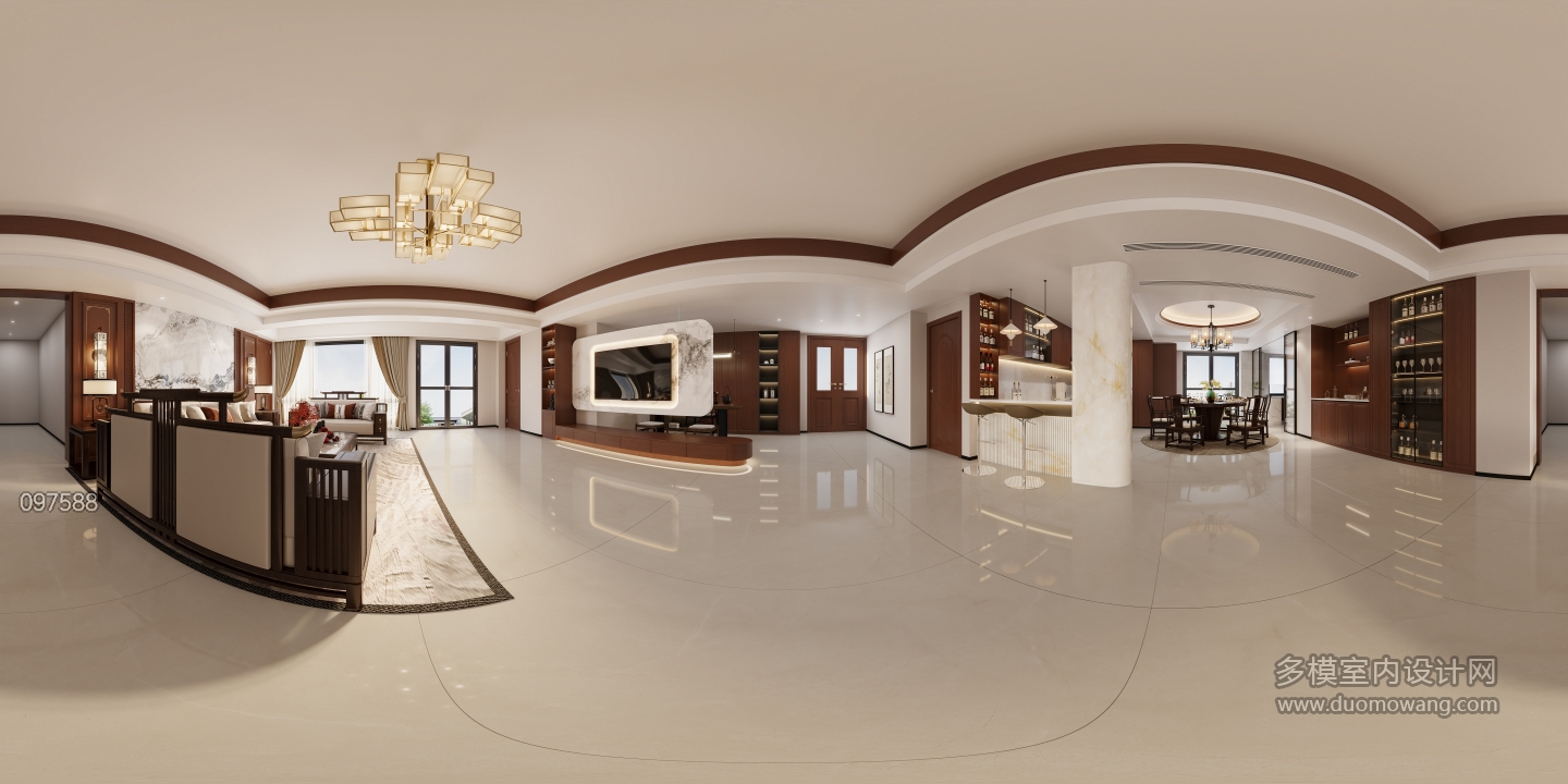 中式客餐厅-全景