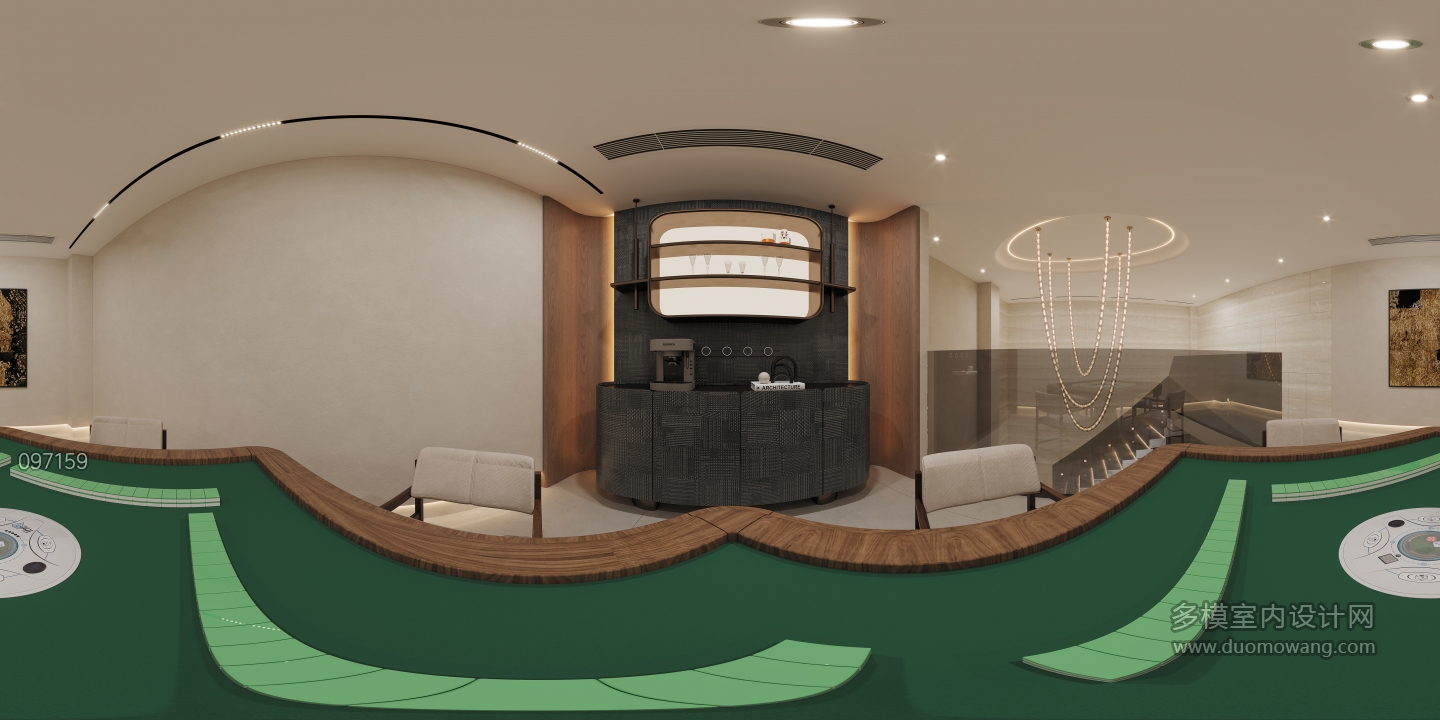 负一层棋牌室全景