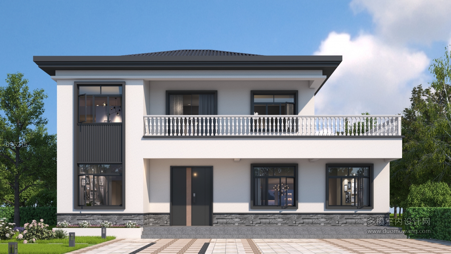 新中式别墅外观