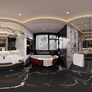 法式卫生间全景