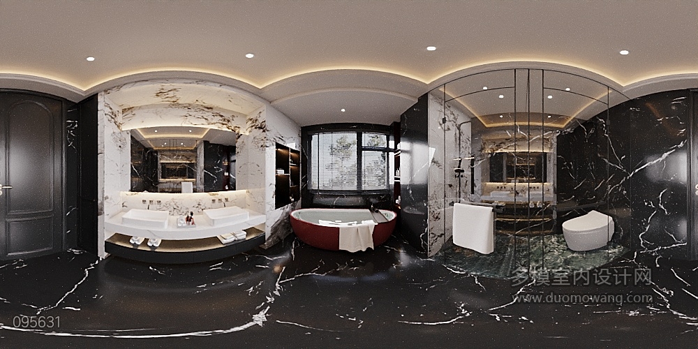 法式卫生间全景