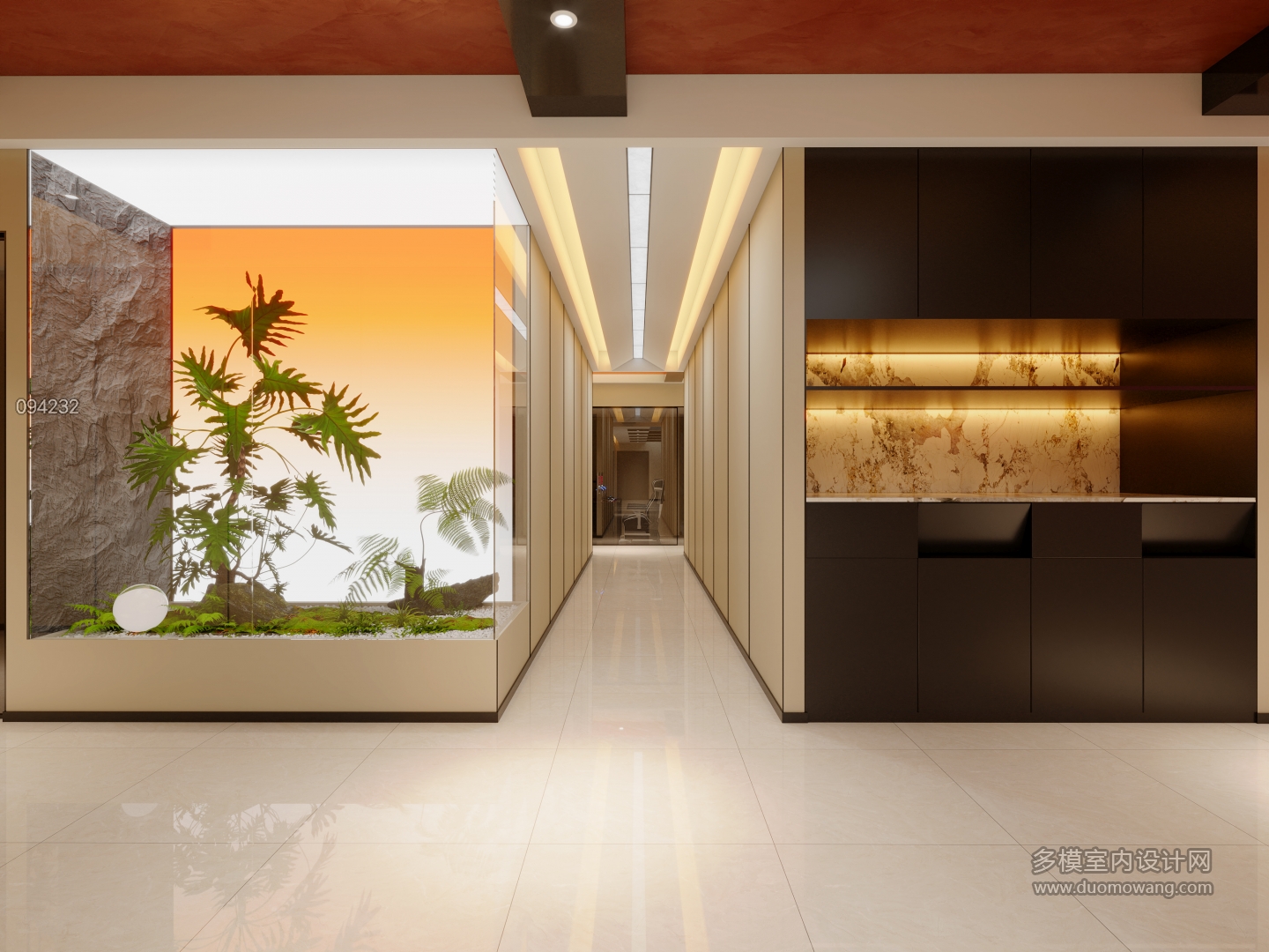 现代小过道特写