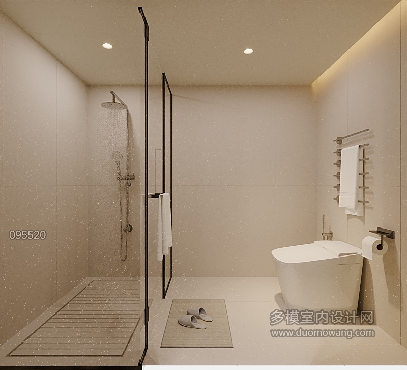 法式卫生间特写