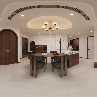 法式中古客厅360