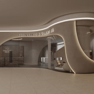 现代美容院门头