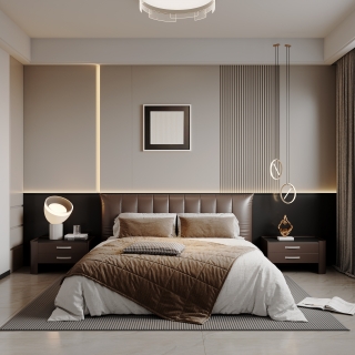 意式客餐厅最新版_单张主卧