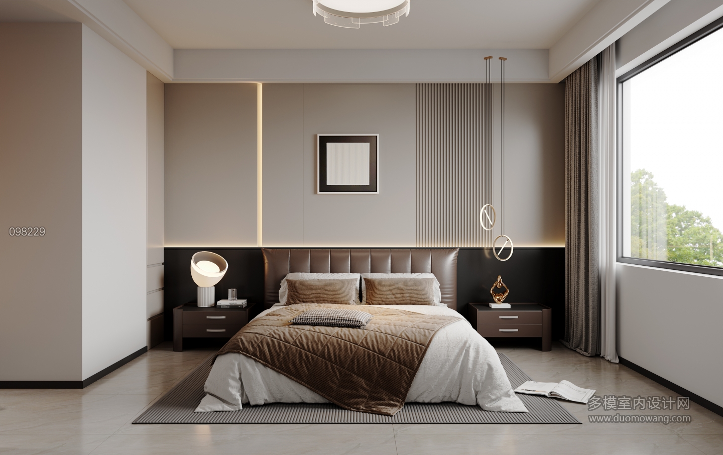 意式客餐厅最新版_单张主卧