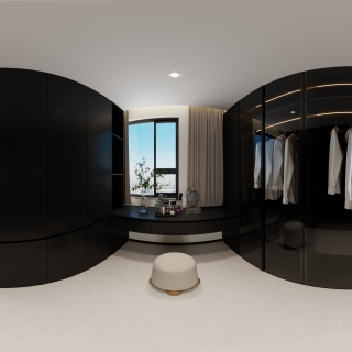 现代衣帽间