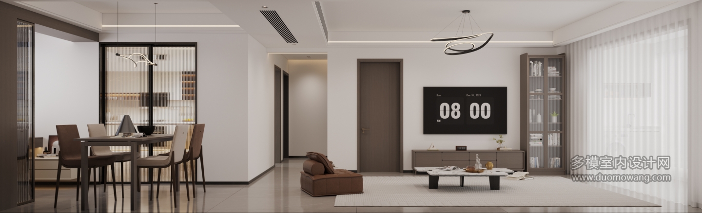 现代电视背景墙