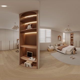 现代儿童房2全景