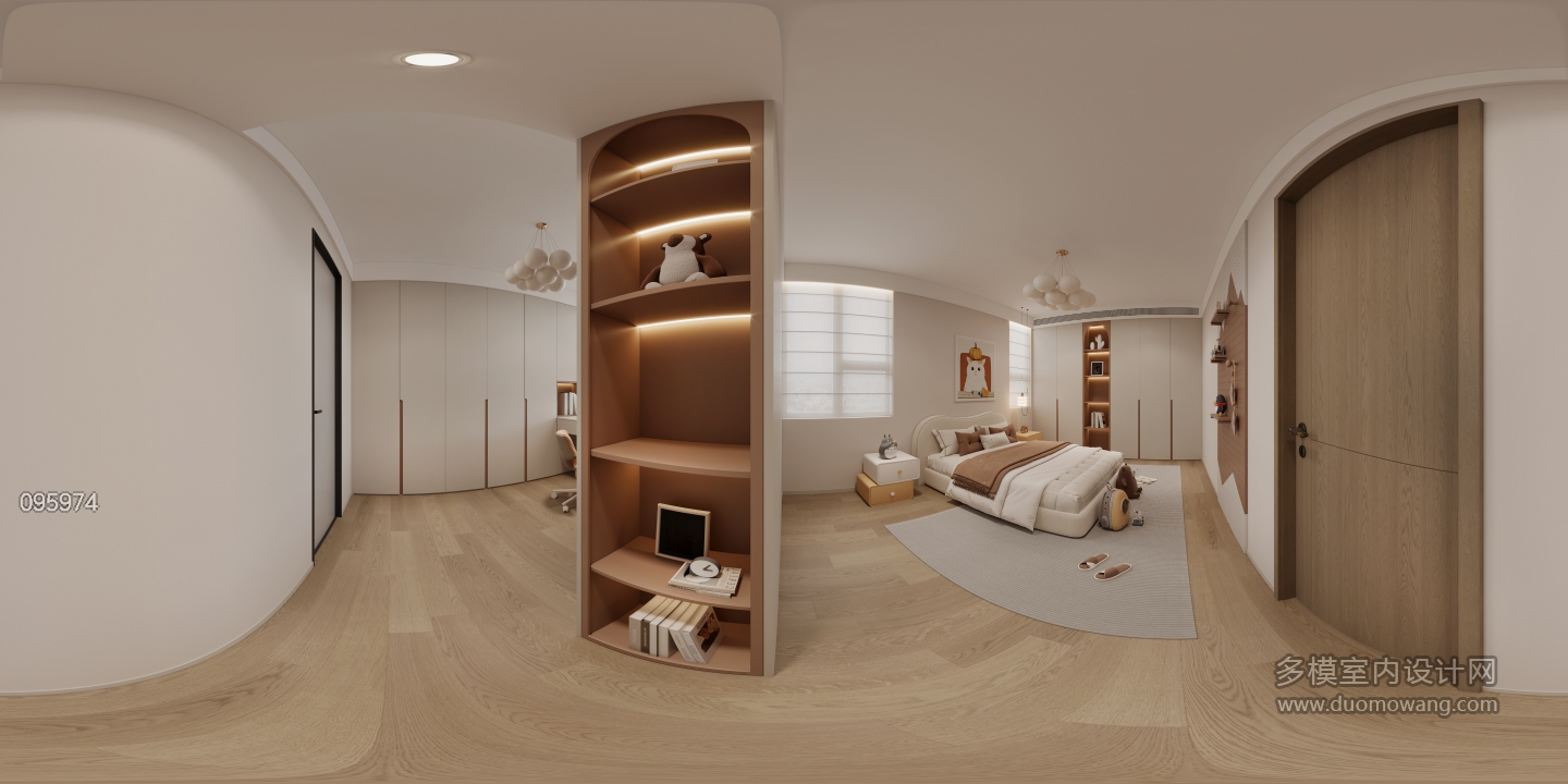 现代儿童房2全景