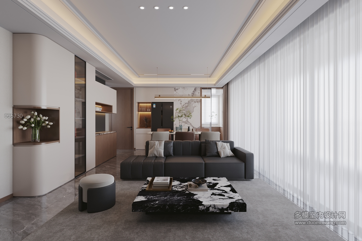 现代客厅二