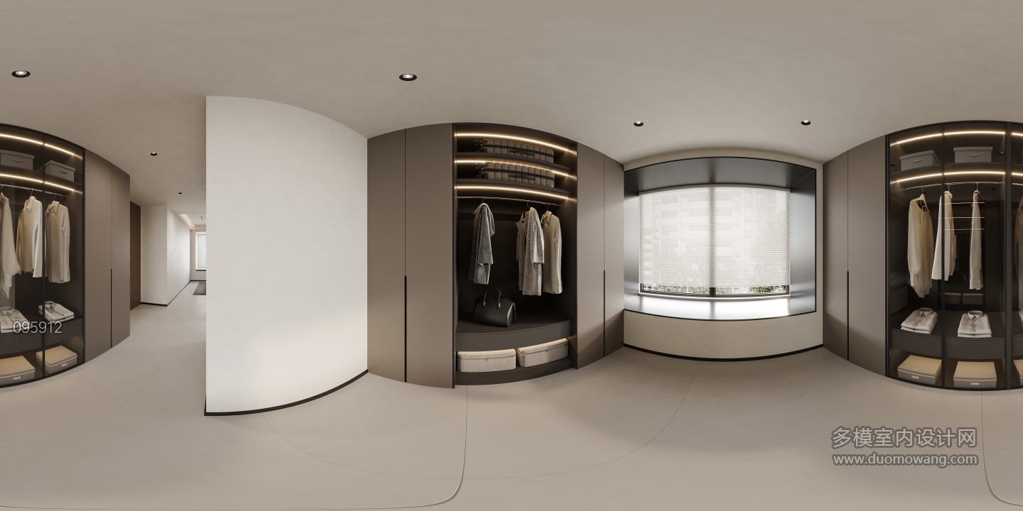 现代衣帽间