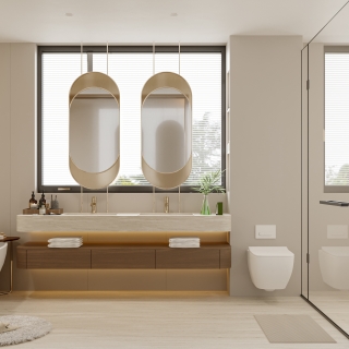 现代2楼男孩房卫生间