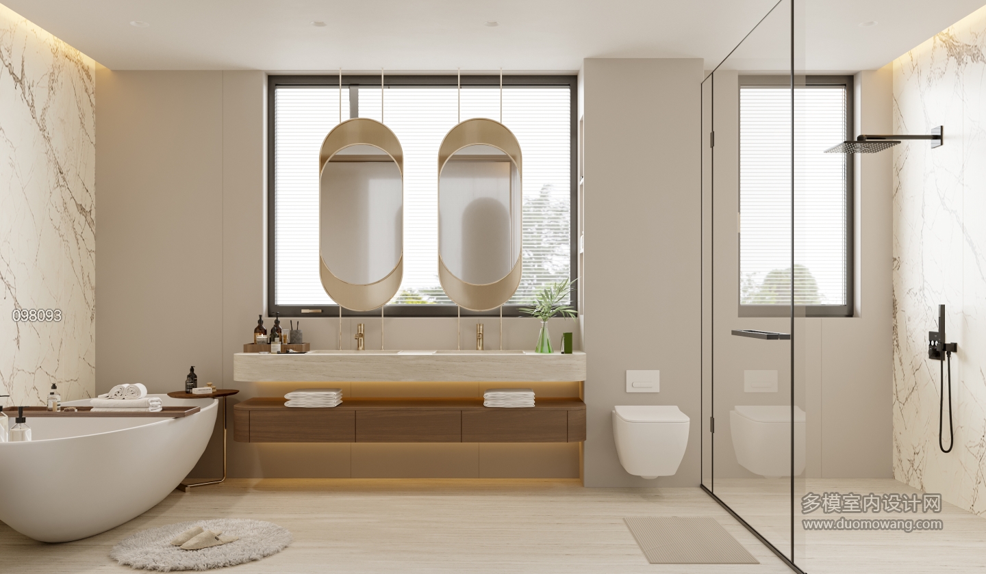 现代2楼男孩房卫生间