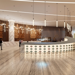 现代酒店大堂