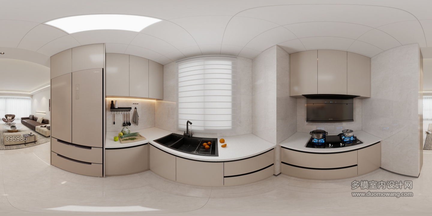 现代-厨房