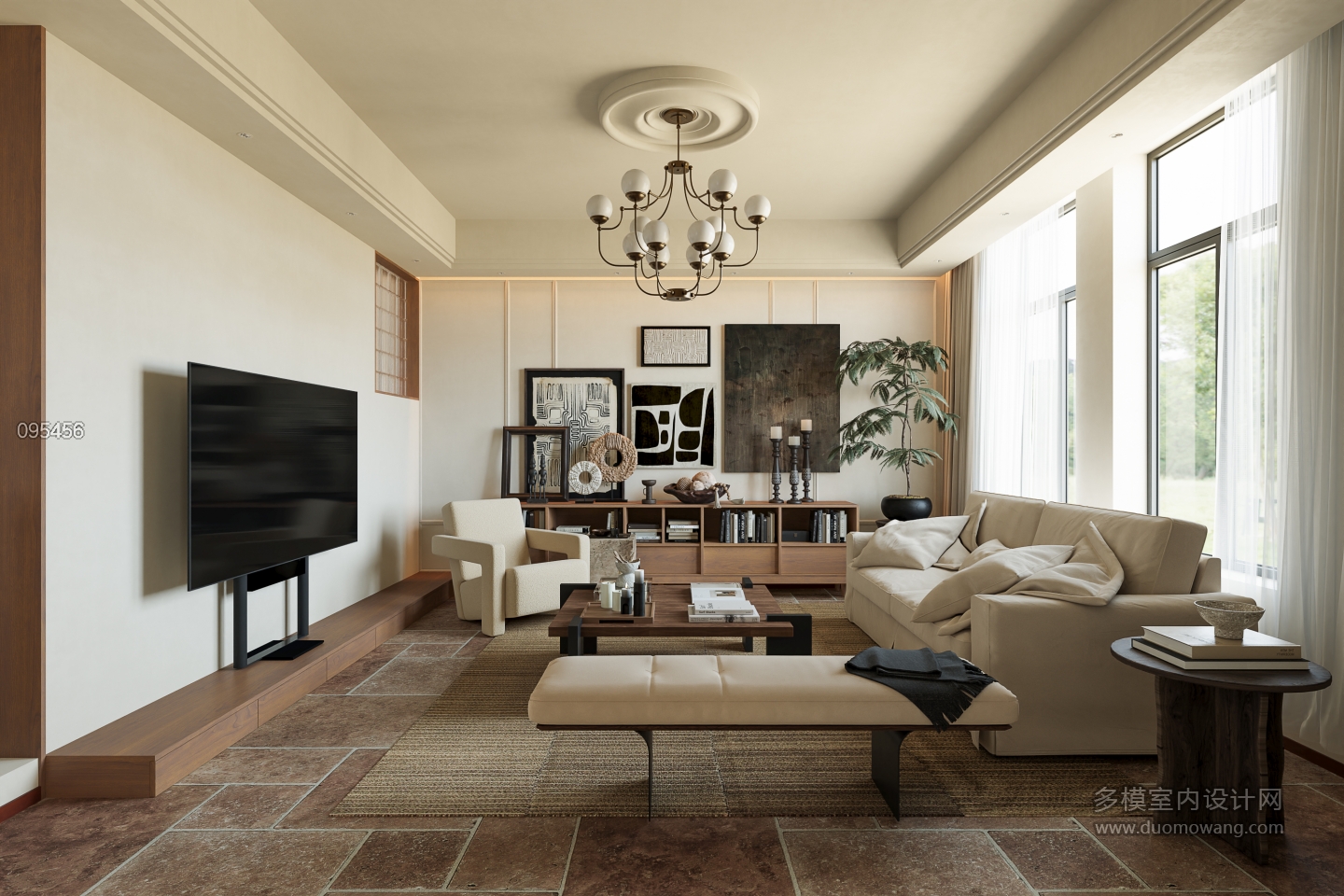 美式自然风客厅