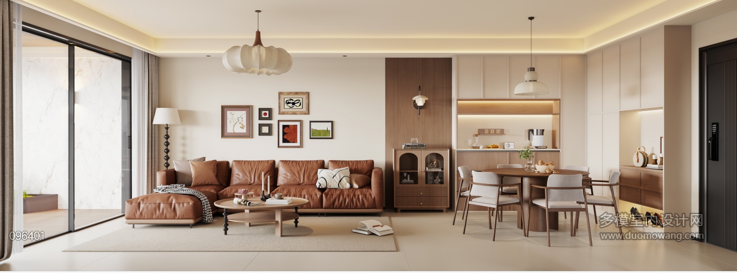 3现代中古风沙发面