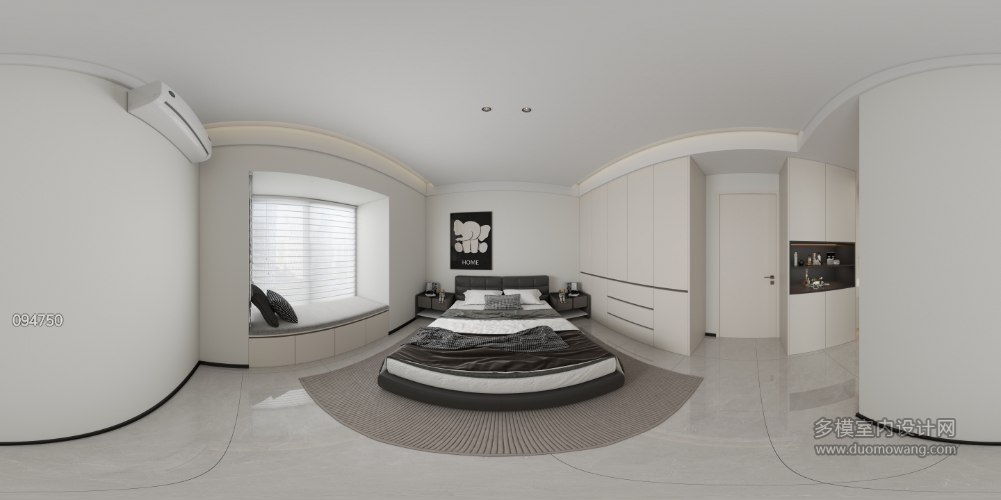 现代极简-主卧