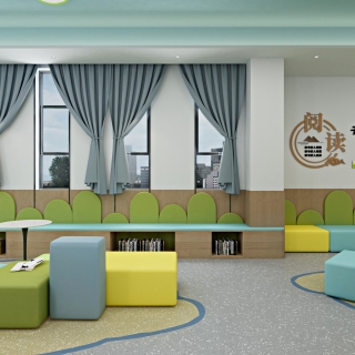 现代 社区家庭书屋05