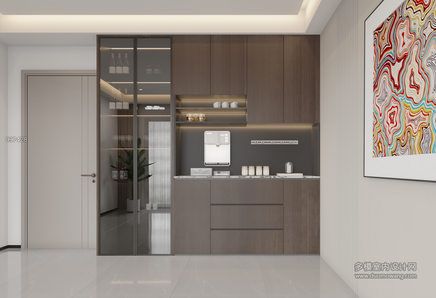 意式餐边柜静态