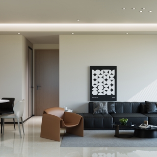 现代沙发背景墙