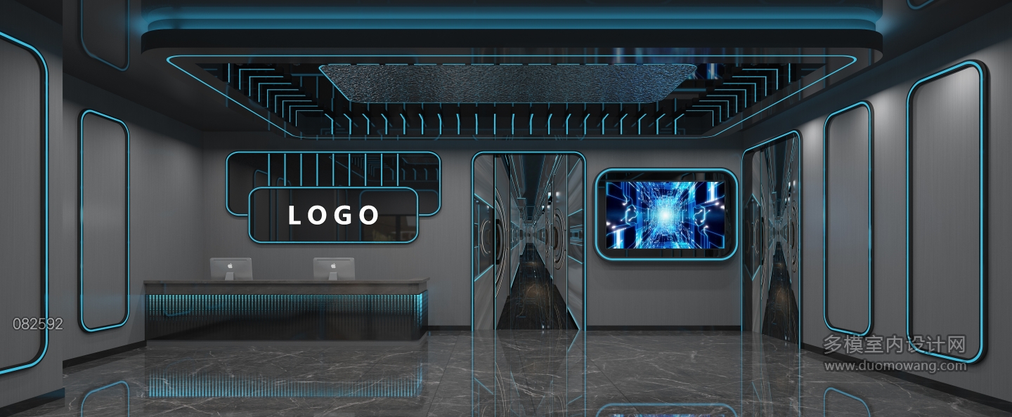 现代KTV大厅静态