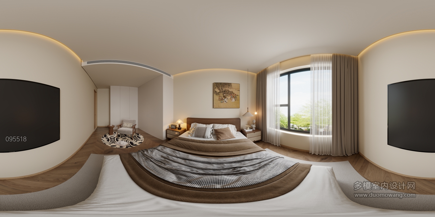 现代老人房全景