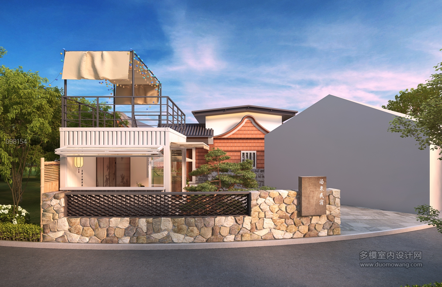 同安温泉民宿正侧