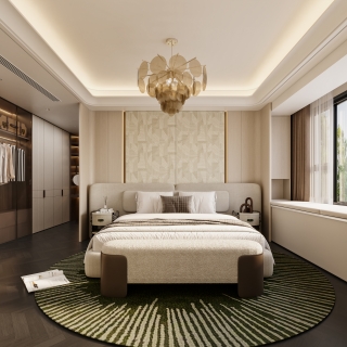 意式轻奢主卧
