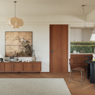 中古风客厅电视背景