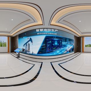 现代油田门厅360