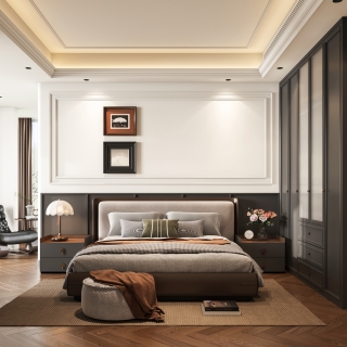法式一层卧室