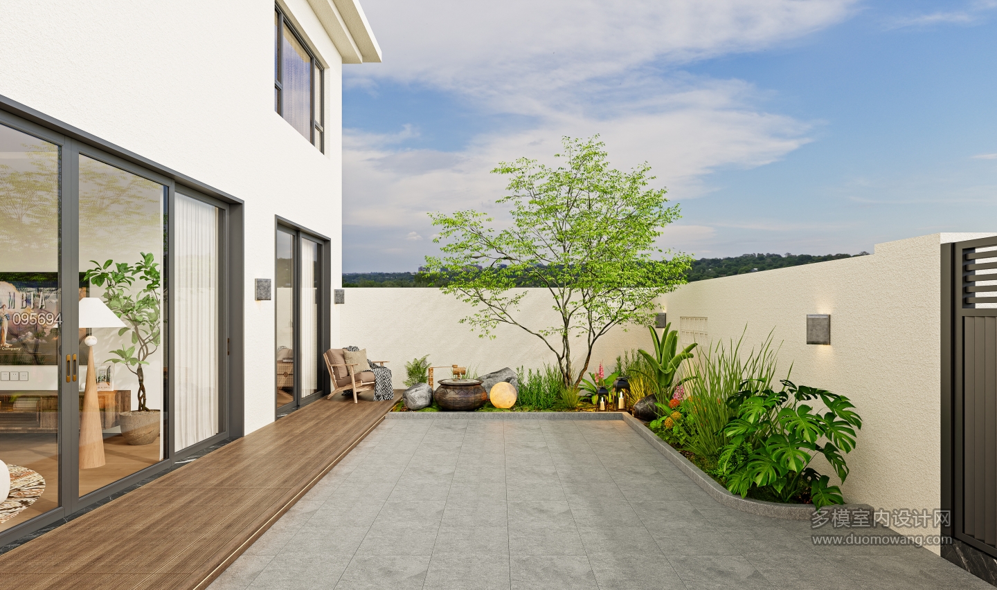 多彩一号_一层花园001