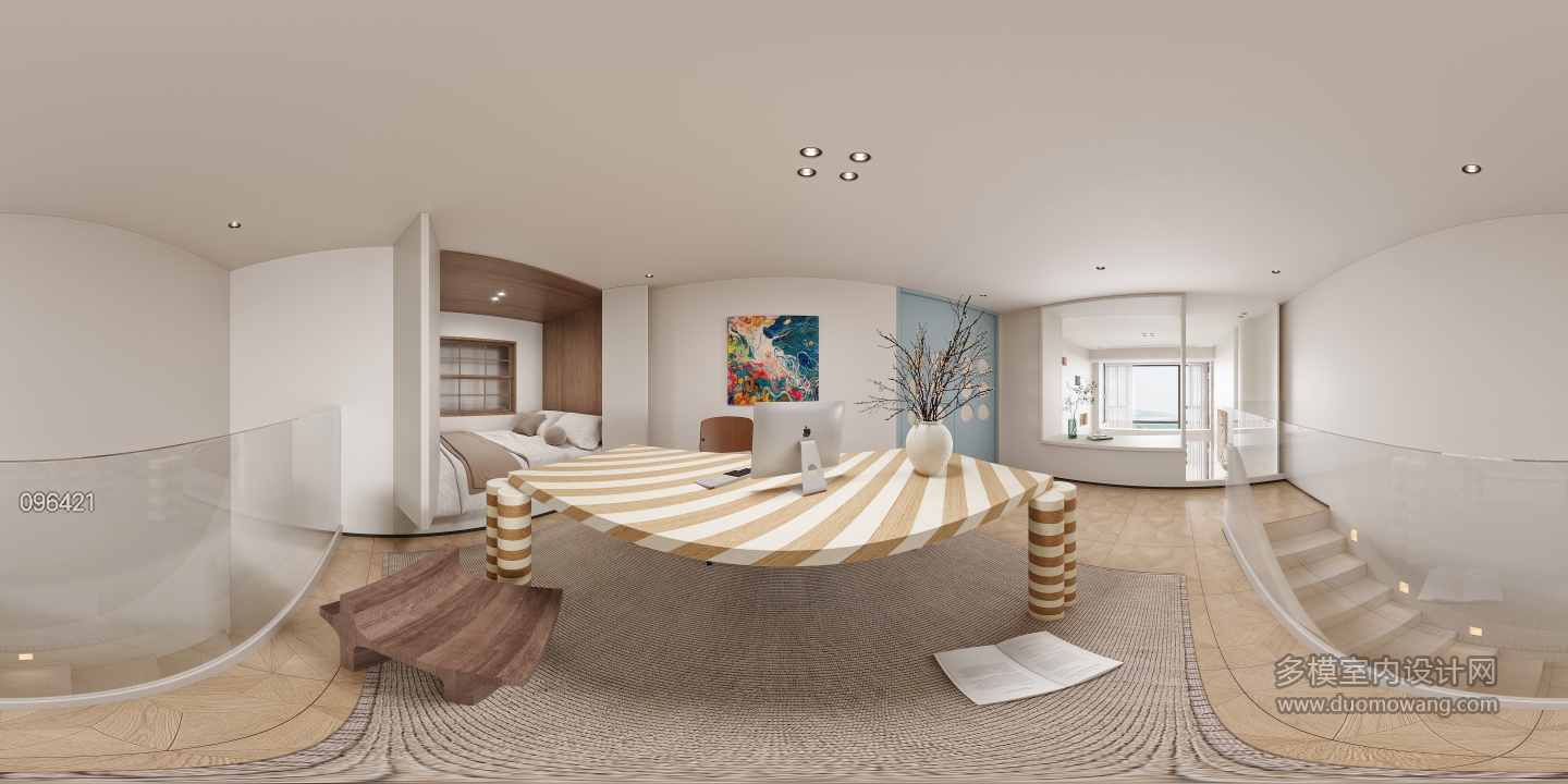 现代_003书房全景_0000