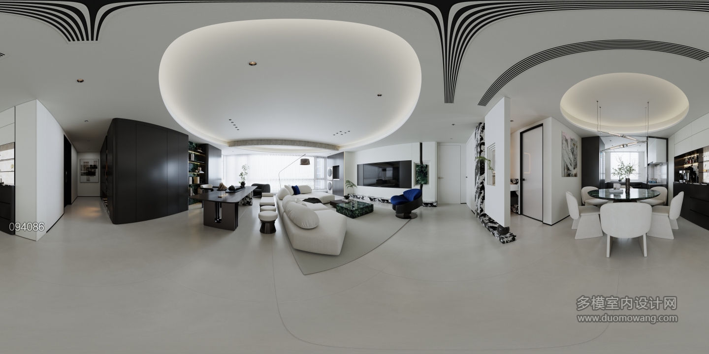 客餐厅现代极简