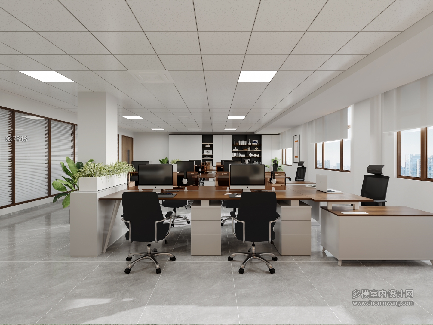 现代办公室静态2