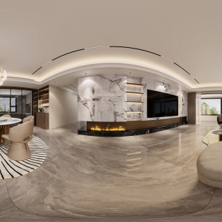 意式轻奢客餐厅-全景1