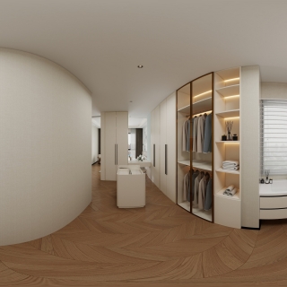 新中式-三楼主卧衣帽间