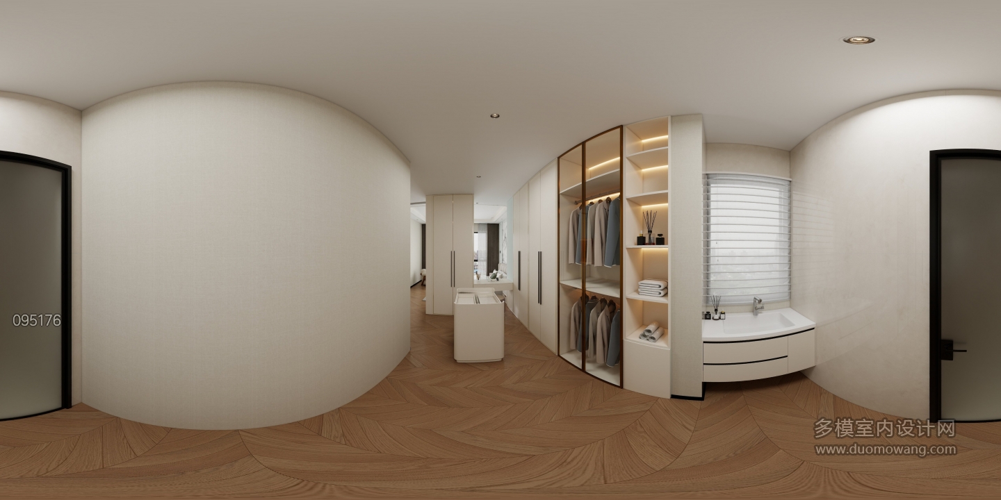 新中式-三楼主卧衣帽间