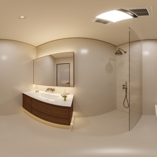 现代一楼客卫全景