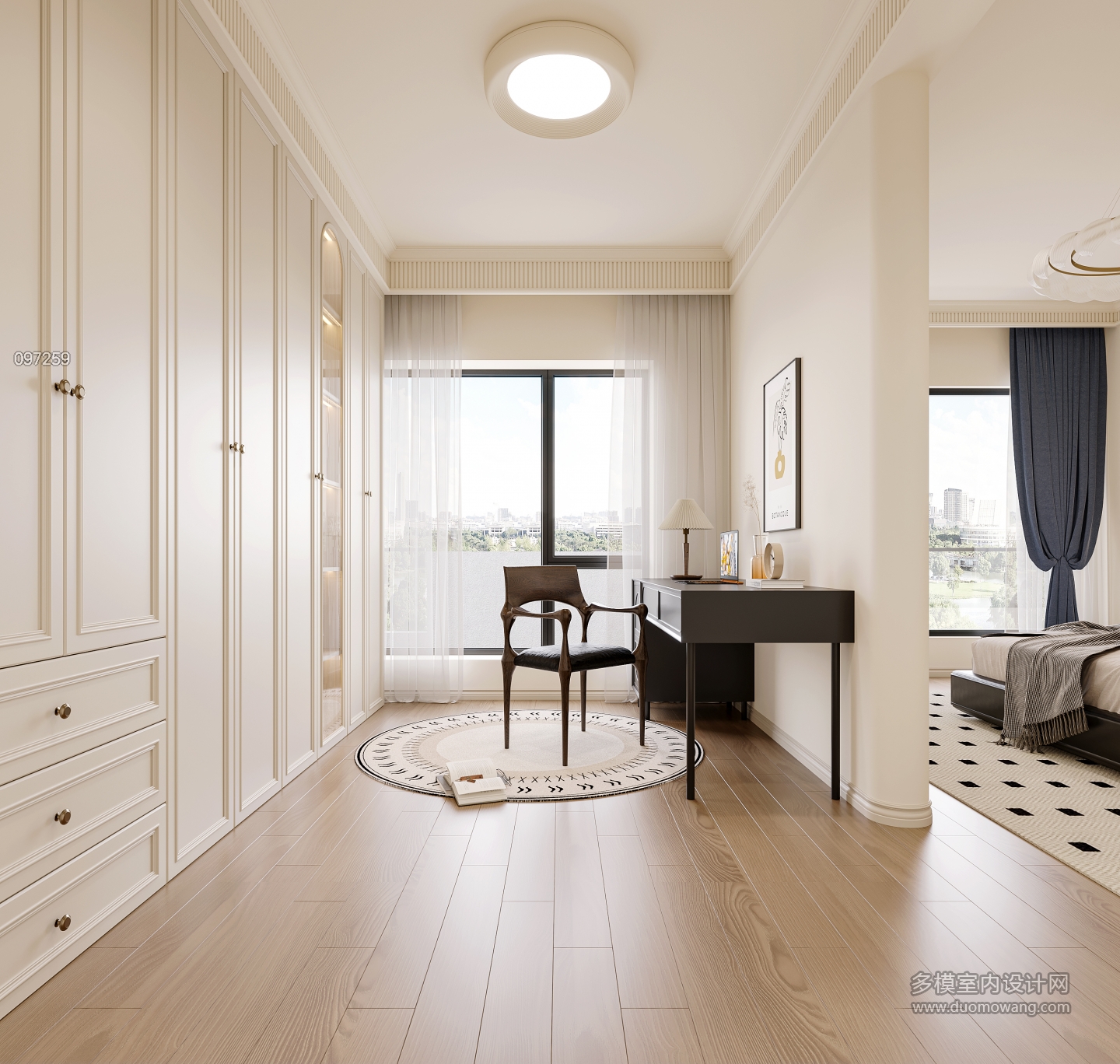 法式次卧1衣帽间