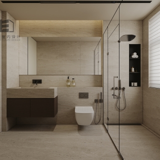 现代主卧卫生间