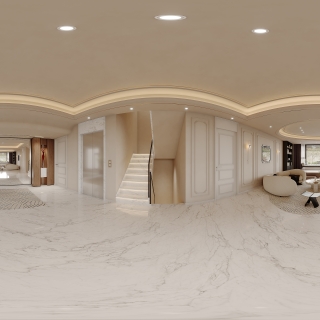 法式负一层楼梯间