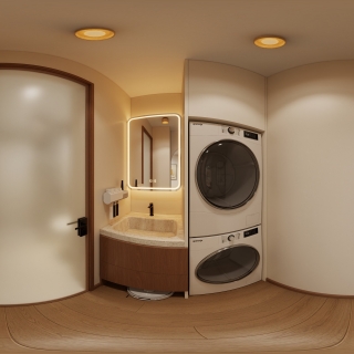 原木-卫生间干区