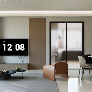 现代电视背景墙